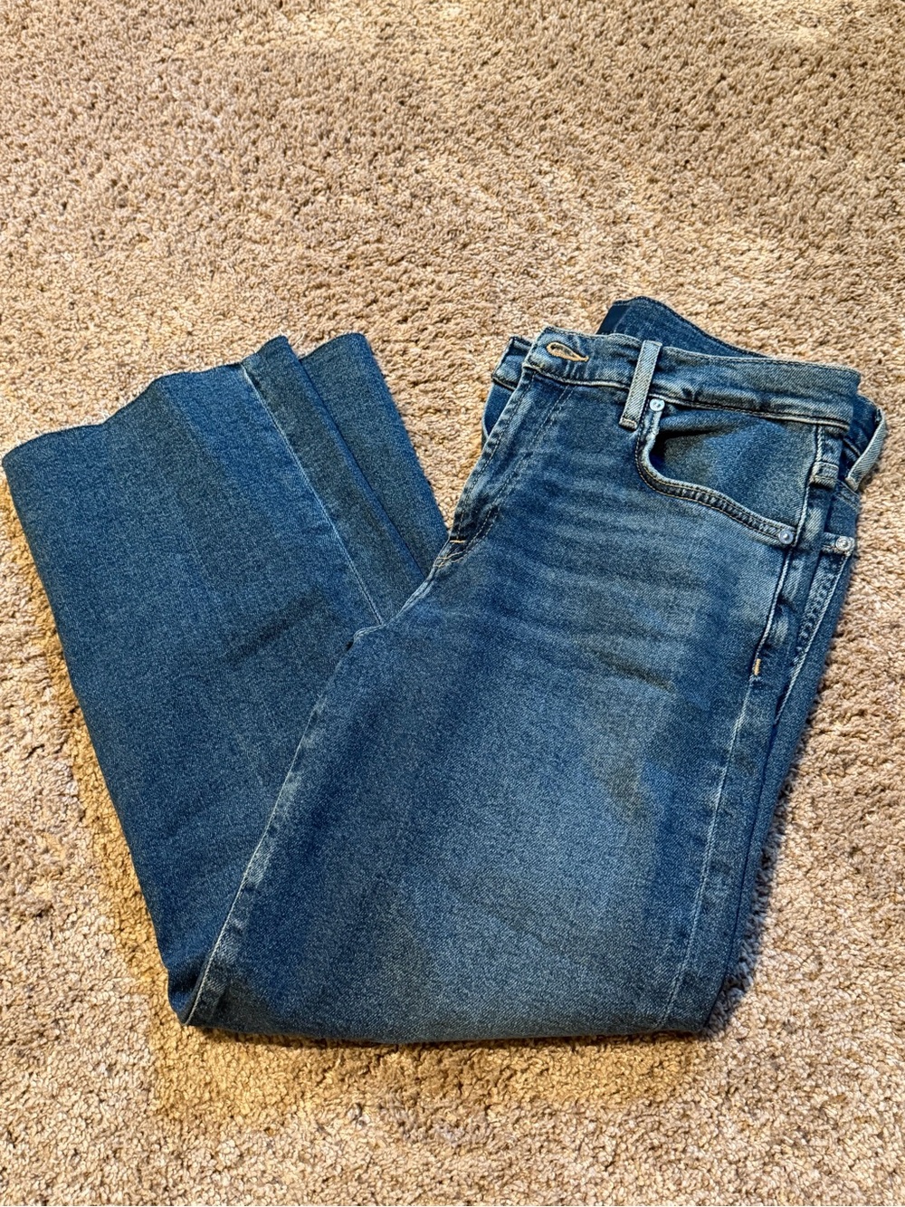 7 For All Mankind Women's Straight Leg Jeans - Denim Blue